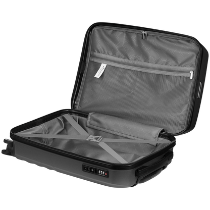 Travelwize Quartz PP 76cm 4-Wheel Spinner Luggage - Silver