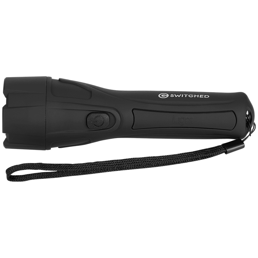 Switched 65 Lumen Flashlight - Black