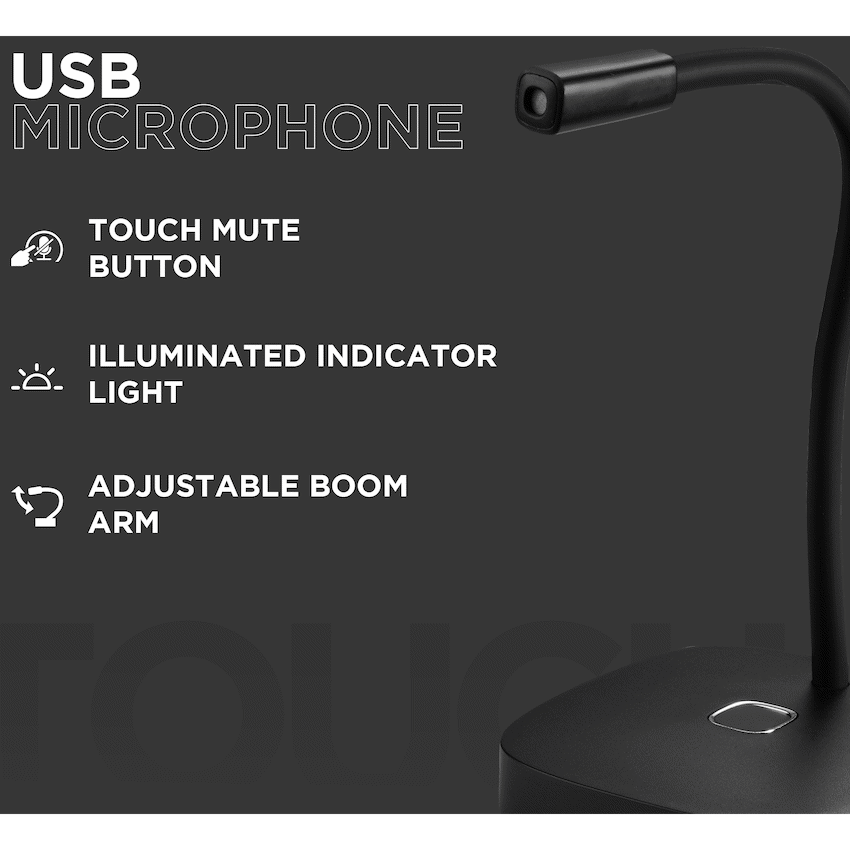 Volkano Stream Desk Pro Series USB Microphone