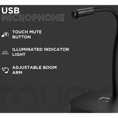 Volkano Stream Desk Pro Series USB Microphone