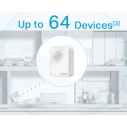 TP-Link Tapo H100 Smart Wi-Fi 868mhz Hub with Chime