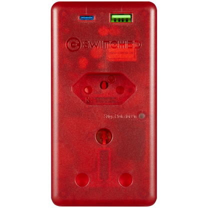 Switched High Surge Multi Adaptor with USB + Type-C PD20W