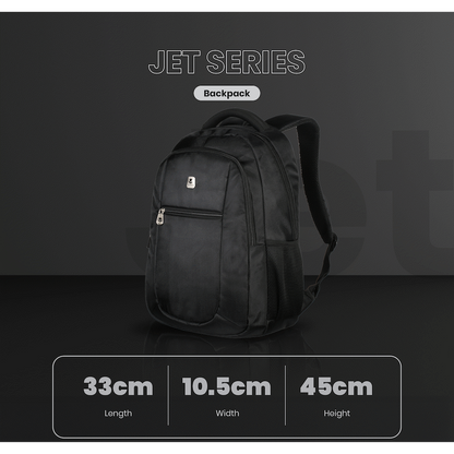 Volkano Jet Backpack 15.6" - Black