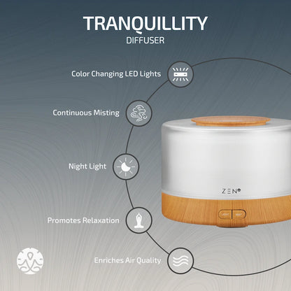 Zen Tranquillity Diffuser - Light Wood