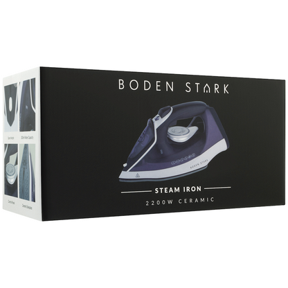 Boden Stark Ceramic Steam Iron - Purple