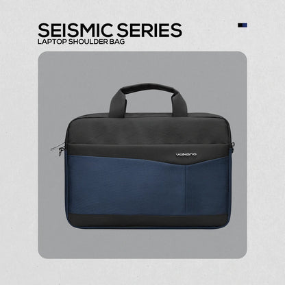 Volkano Seismic 15.6" Laptop Shoulder Bag Blk/Nvy