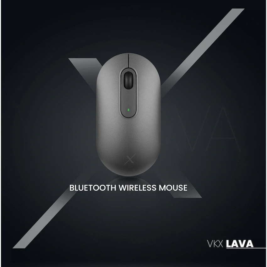 VolkanoX Lava Bluetooth Wireless Mouse - Gunmetal
