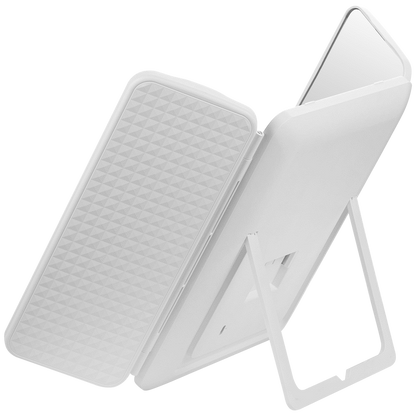 ZEN Selene Series Detachable Trifold Makeup Mirror - White