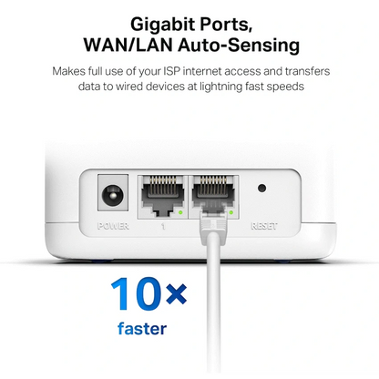 TP-Link Mercusys Halo H30G (2-Pack) AC1300 Whole Home Mesh Wi-Fi System