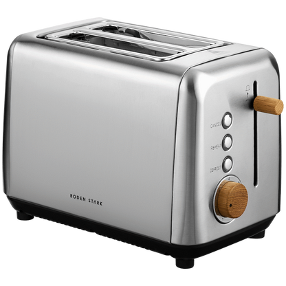 Boden Stark Anson Collection 2-Slice Stainless Steel Toaster
