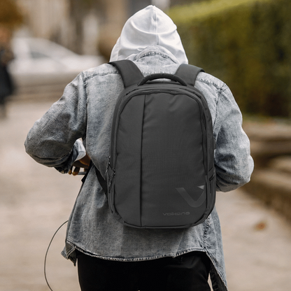 Volkano Midtown 15.6" Laptop Backpack - Black