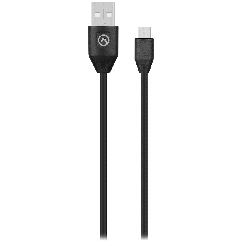 Amplify Dual USB A Wall Charger with USB A to Micro USB - Black
