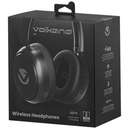 Volkano Lexi Bluetooth Headphone with ANC - Black