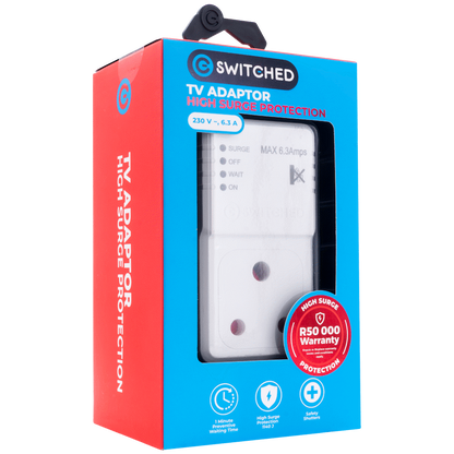 Switched 1-Way TV High-Surge Adaptor