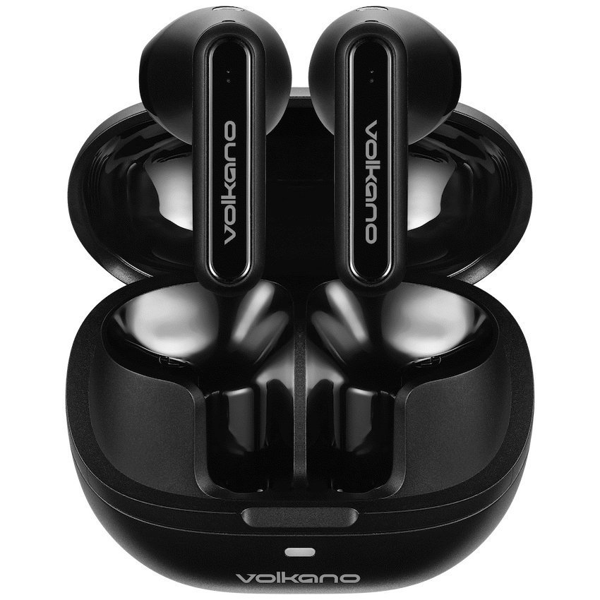 Volkano QuietFit - TWS Earphones with ANC & ENC- Black