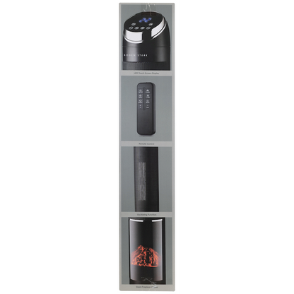 Boden Stark Digital Fireplace Tower Heater