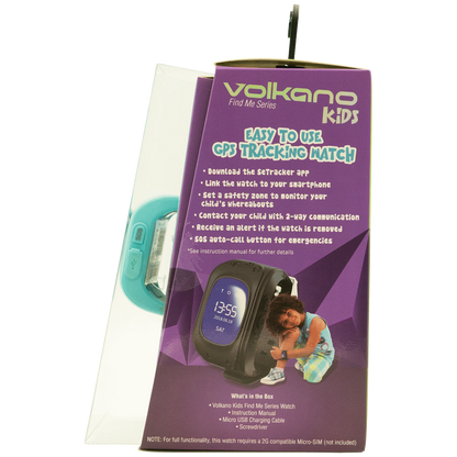 Volkano Kids Find Me Series Children's GPS Tracking Watch - Blue