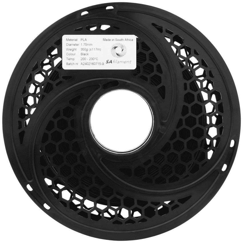 SA Filament 2x 350g PLA Black and White Twin Pack