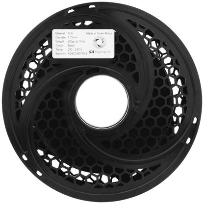 SA Filament 2x 350g PLA Black and White Twin Pack