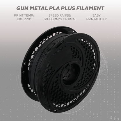 SA Filament Silk PLA Plus Filament 1kg - Gun Metal