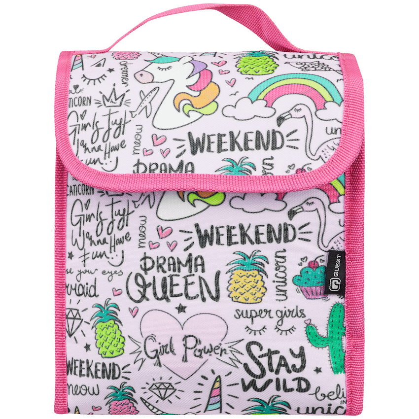 Quest Unicorn Weekend 4-Piece BTS Backpack Combo - Pink