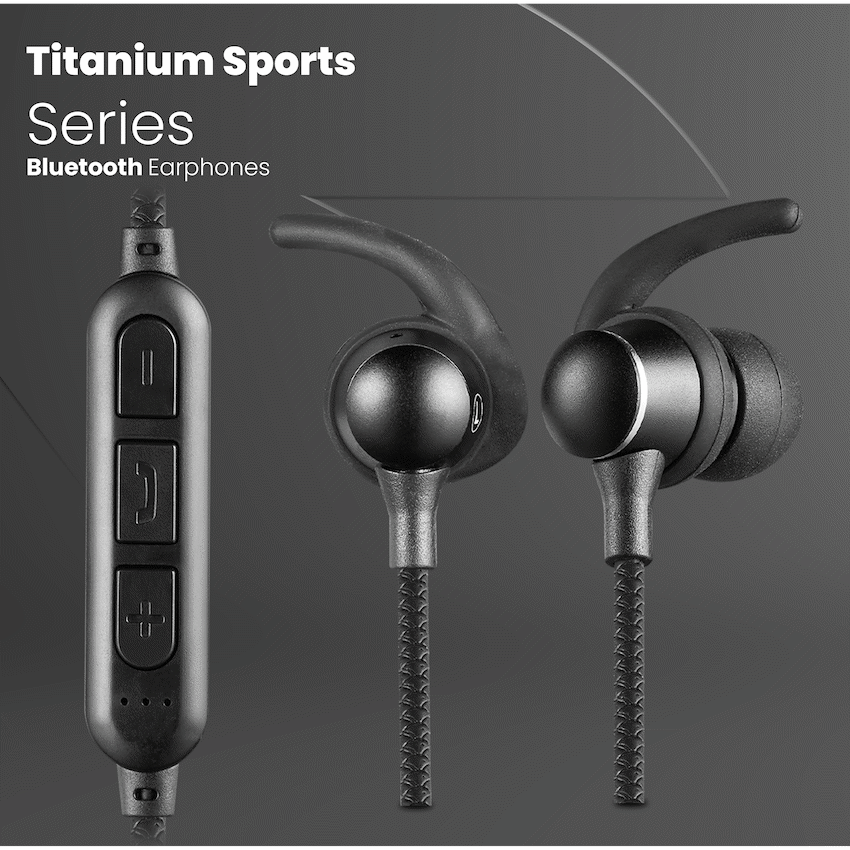 Volkano Titanium Sports Series Bluetooth Earphones