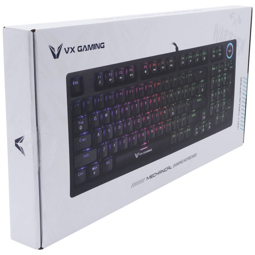 VX Gaming Warborn RGB TKL Mechanical Keyboard
