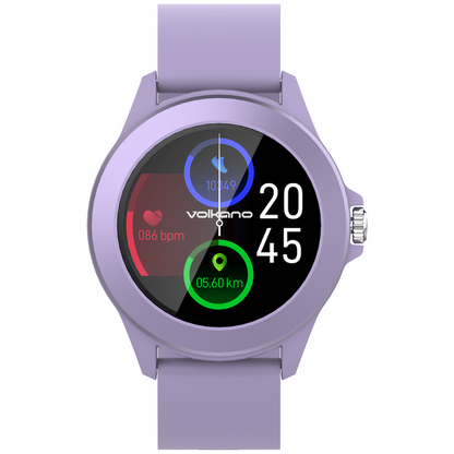 Volkano Splash Series Round Smartwatch - Purple