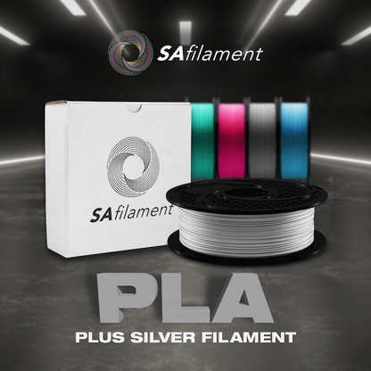 SA Filament PLA Plus Chrome Filament 1kg - Silver