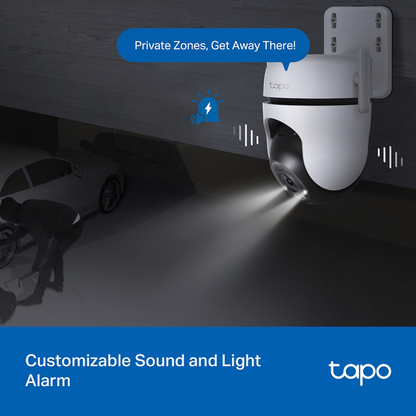 TP-Link Tapo C520WS 4MP 2K QHD Outdoor Pan/Tilt Security Wi-Fi Camera