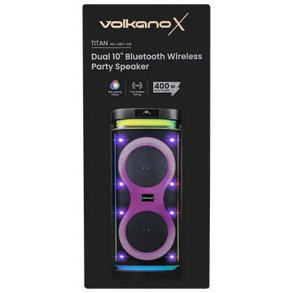 Volkano X Titan Series Dual 10" Party Speaker