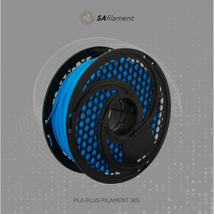 SA Filament Silk PLA Plus Filament 1kg - Sky Blue