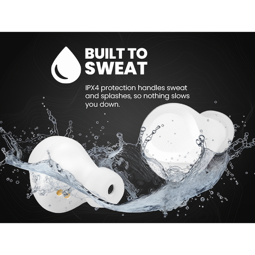 Volkano Scorpio Series True Wireless Earphones - White