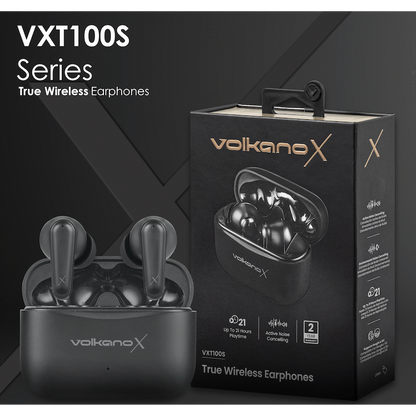 VolkanoX VXT100S TWS Earphones - Black