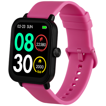 Volkano Chroma Series Smartwatch with Pink Strap