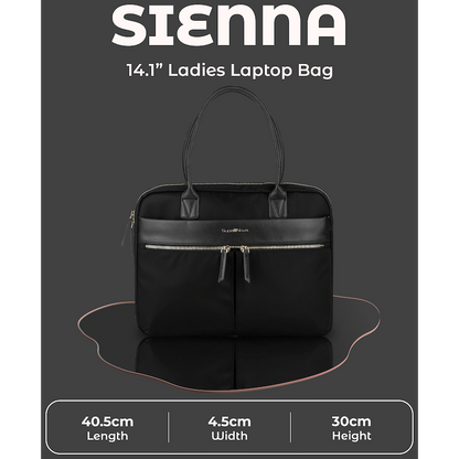 SupaNova Sienna  14.1' Ladies Laptop Bag - Black