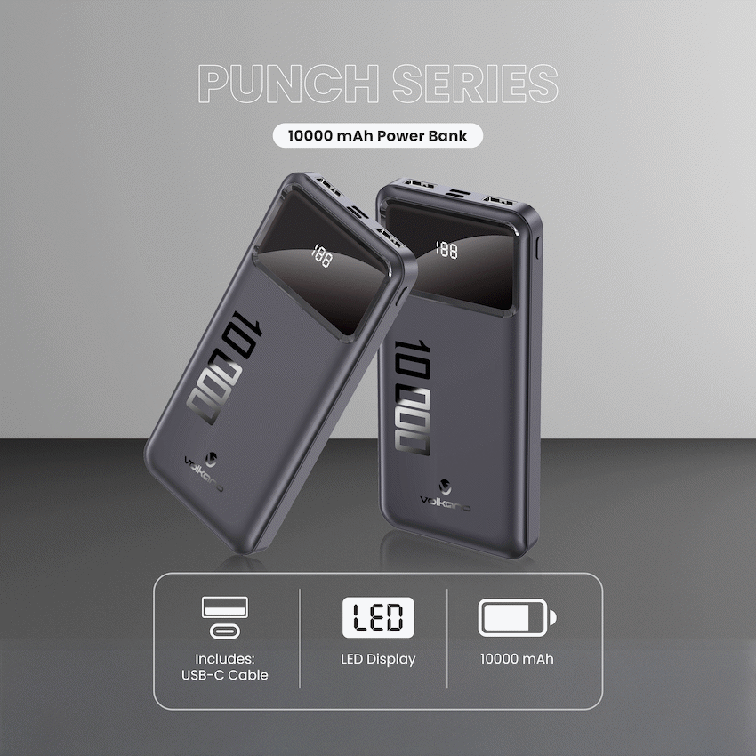Volkano Punch Series 10000mah Power Bank