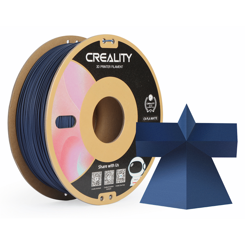 Creality CR-PLA Filament - Matte Navy Blue (1kg)