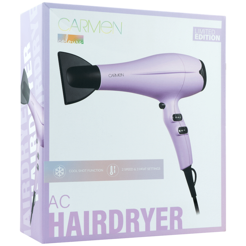 Carmen Colours 2200w AC Hair Dryer