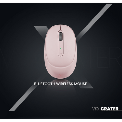 VolkanoX Crater Bluetooth Wireless Mouse - Rose