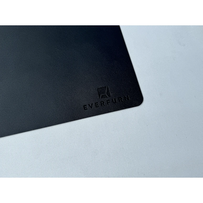 Everfurn Prime Faux Leather Desk Mat - Black