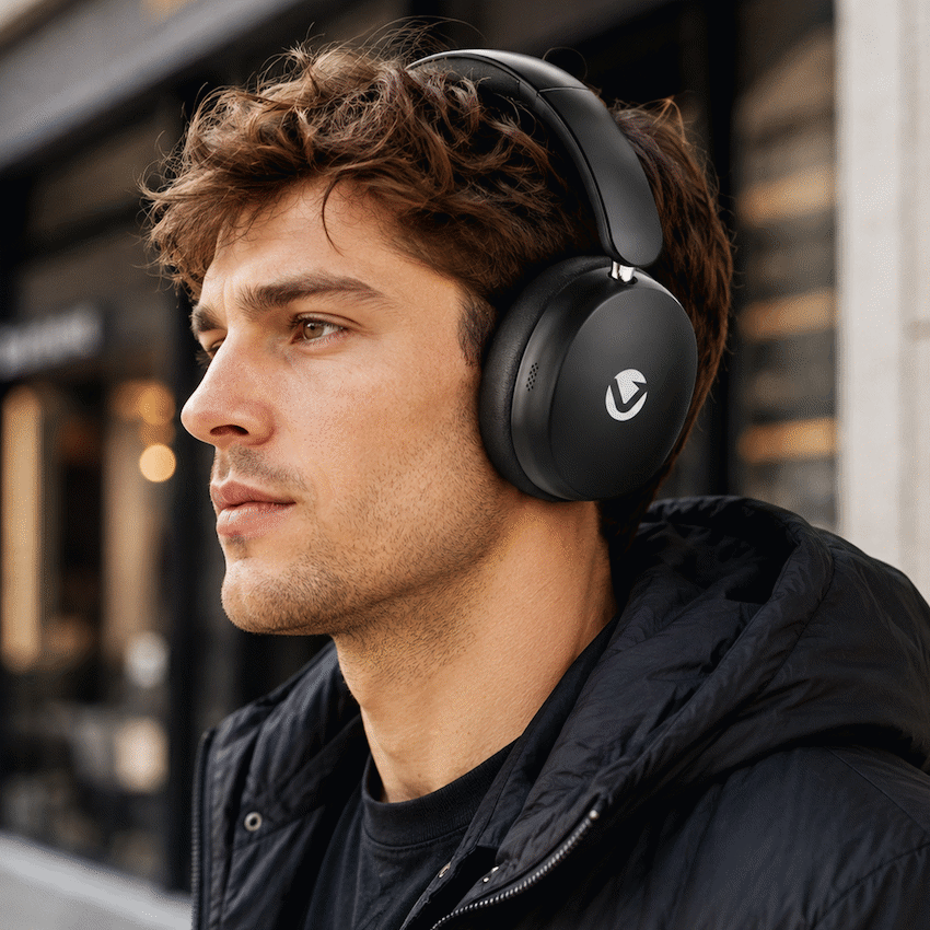 Volkano Lexi Pro Hybrid ANC Headphones - Black