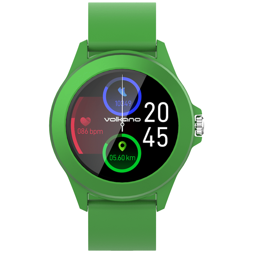 Volkano Splash Series Round Smartwatch - Green