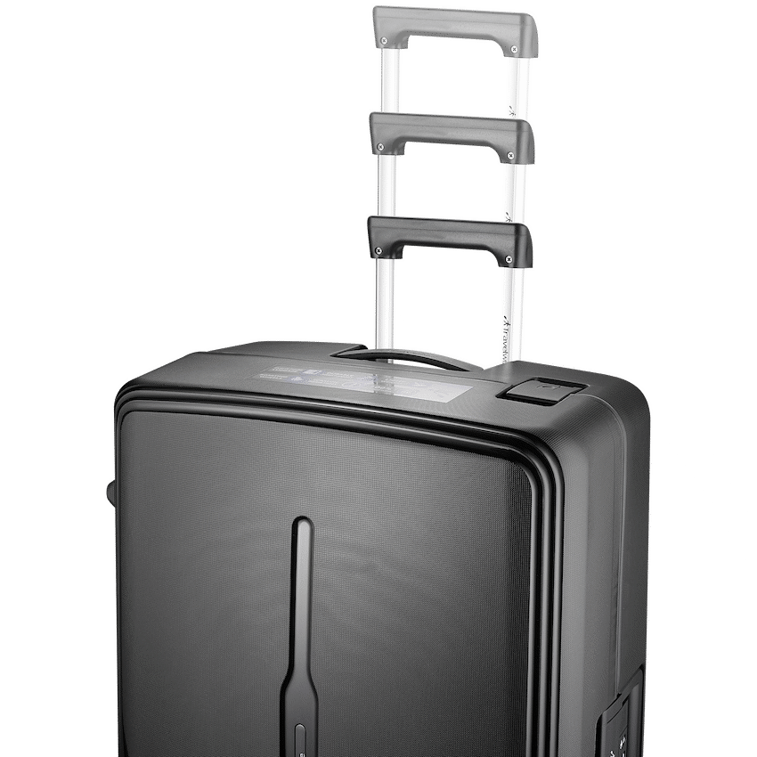 Travelwize Clipper PP 3Pc 4-Wheel Spinner Luggage Set Black