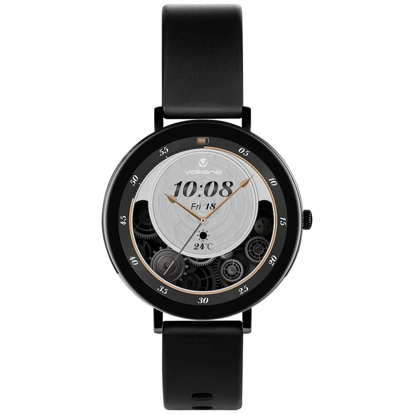 Volkano Aurora Series Ladies Smart Watch - Black