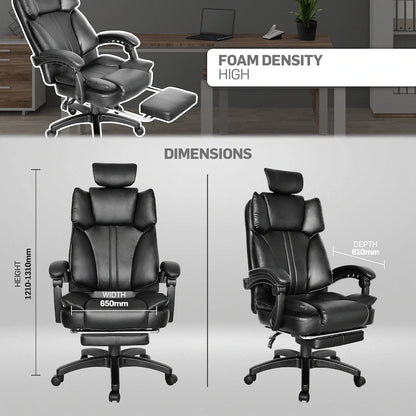 Emperor High Back Chair - Black