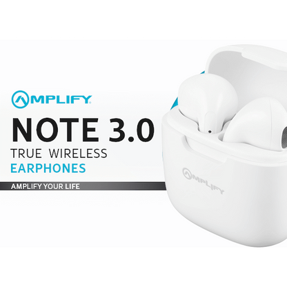 Amplify Note 3.0 Series TWS Earphones - White