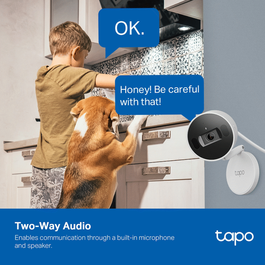 TP-Link Tapo C125 4MP 2K QHD Ai Home Security WiFi Camera