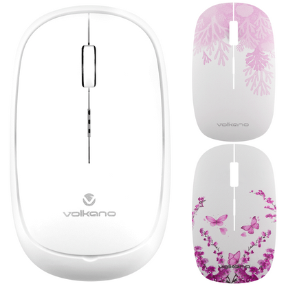 Volkano Coral series Bluetooth Wireless Mouse - White