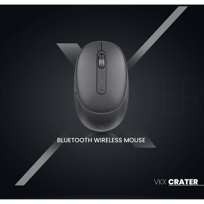 VolkanoX Crater Bluetooth Wireless Mouse - Graphite